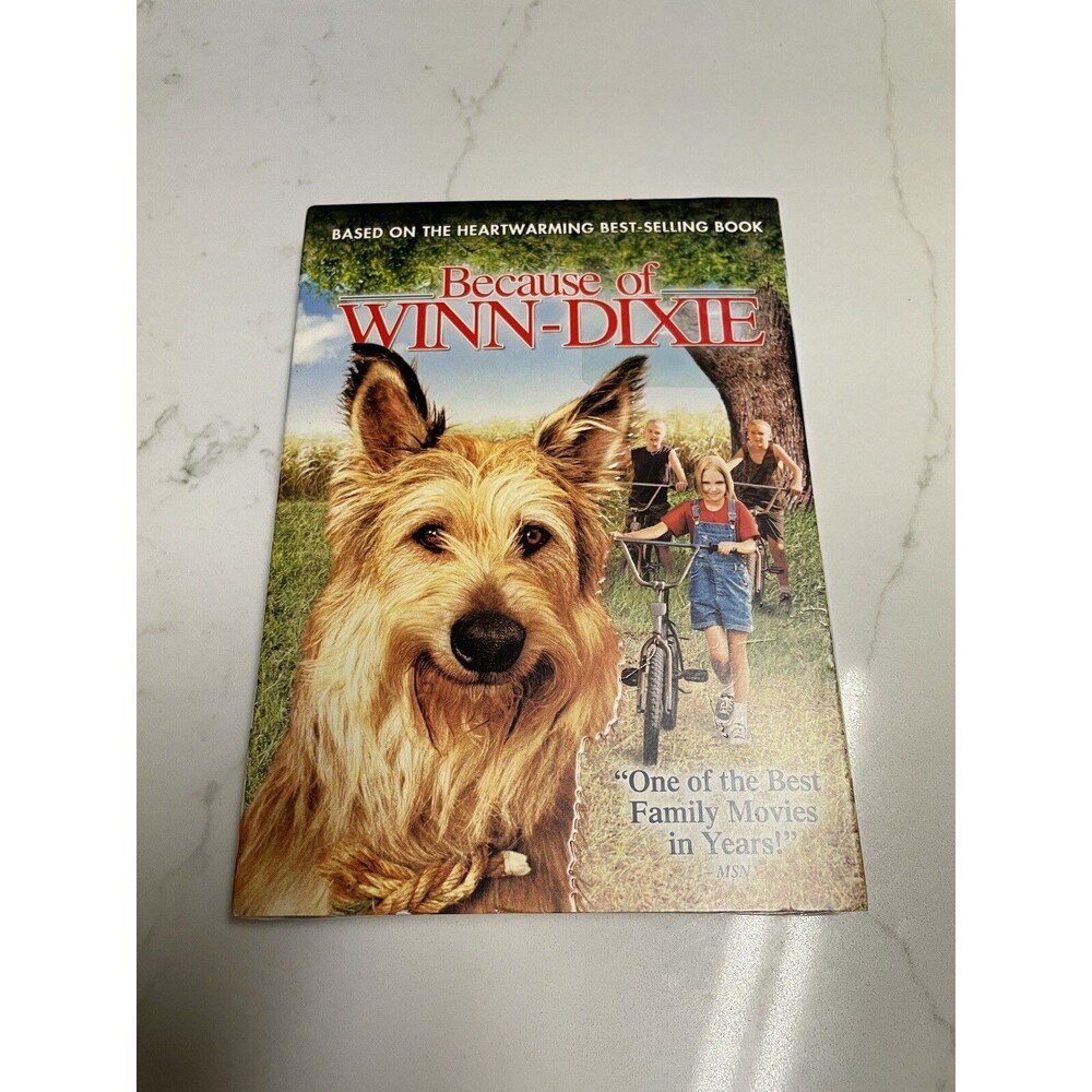 Because of Winn-Dixie DVD 2005 Full & Widescreen Movie Dog